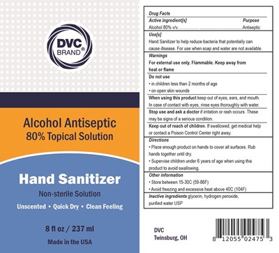 78928-001-08 (Dvc Hand Santizer Label 237ml)